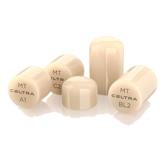 image of Celtra Press high strength glass ceramics ingots made of zirconia reinforced lithium disilicate for dental labs