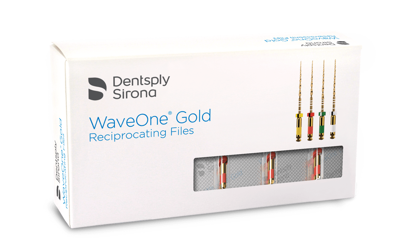 Packshot of Wave One Gold endodontic files